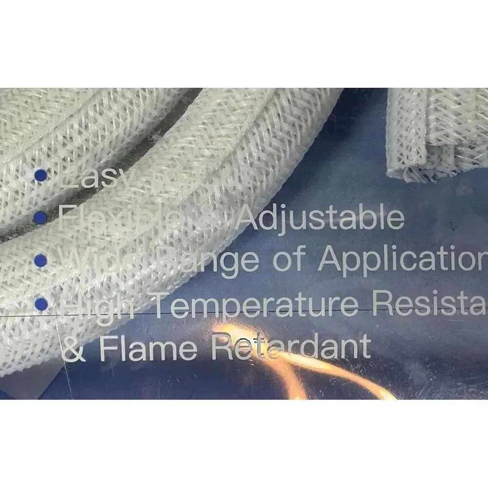 AGPTEK Cable Sleeve White‎ New in Package Adjustable Management Flame Retardant